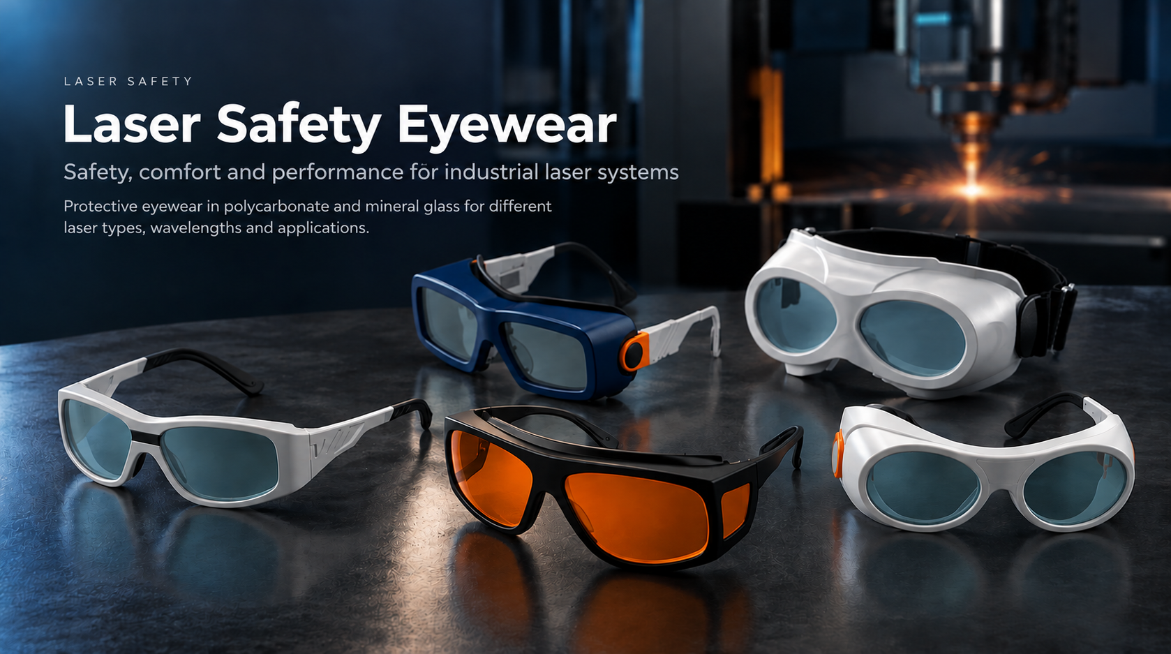 Laser safety eyewear