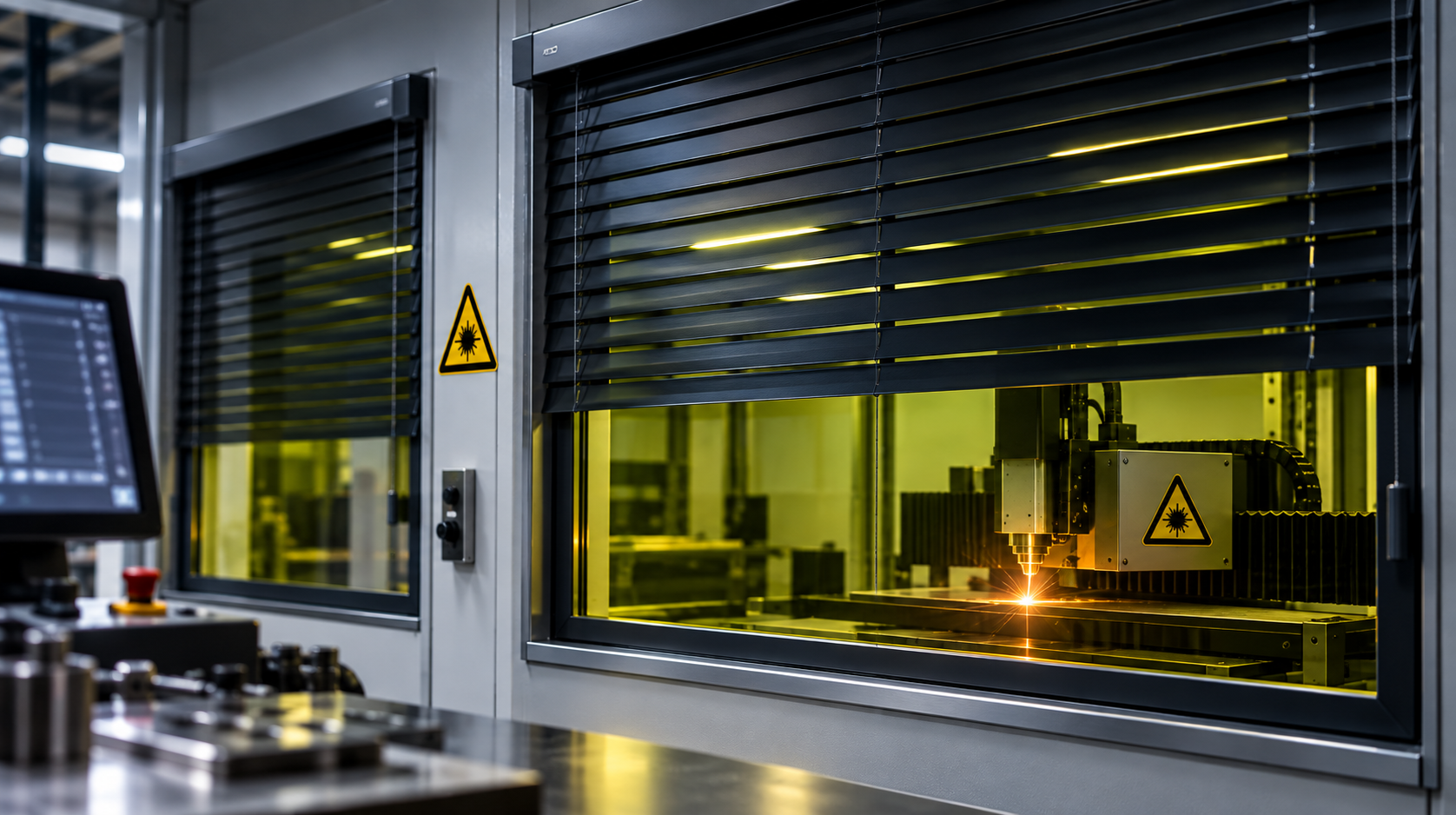 Laser Safety Blinds