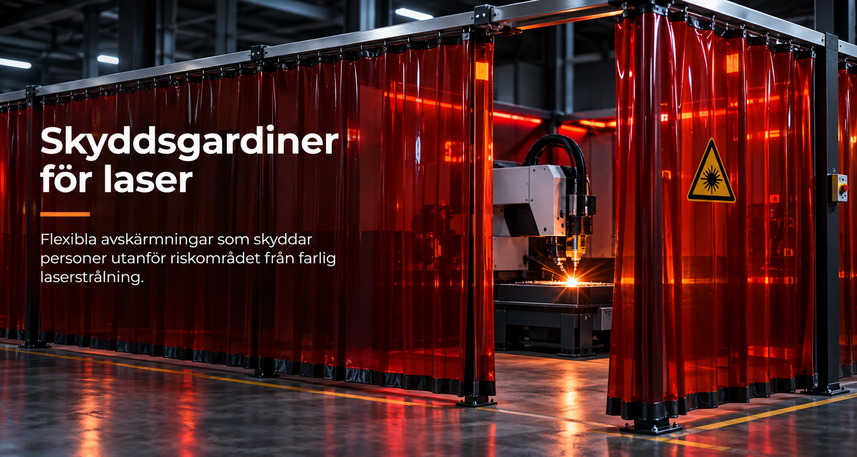 Laserskyddsgardiner